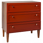 Комод красный из массива бука с 3-мя ящиками Wenge Light варинант исполнения - 1 | Loft Concept в Ростове-на-Дону