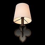 Бра с белым текстильным абажуром и фигурным основанием с зеркальной вставкой Vitorino варинант исполнения - 17 | Loft Concept в Ростове-на-Дону