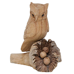 Статуэтка из дерева сова Animals of the World варинант исполнения - 3 | Loft Concept в Ростове-на-Дону