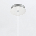 Подвесной светильник хромированного цвета с прозрачным цилиндрическим стеклянным плафоном Eurofase варинант исполнения - 7 | Loft Concept в Ростове-на-Дону