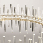 Люстра круглая с прозрачными стеклянными трубками 51 см Nembus варинант исполнения - 12 | Loft Concept в Ростове-на-Дону