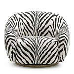 Кресло Bear с принтом Зебра варинант исполнения - 2 | Loft Concept в Ростове-на-Дону