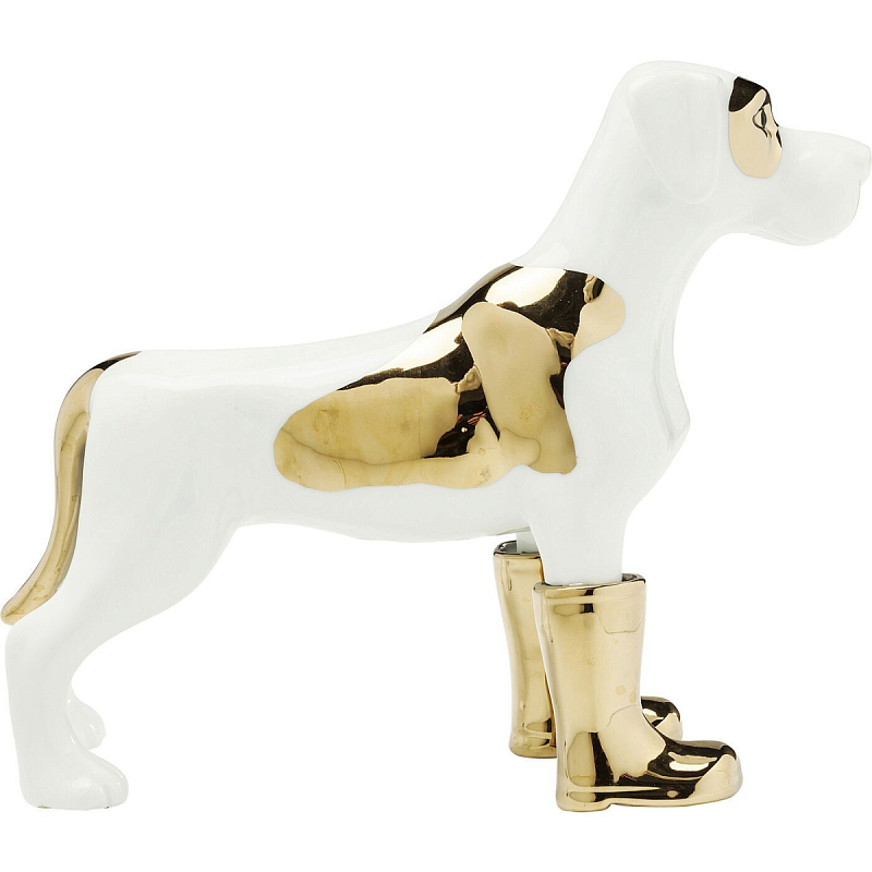   A dog in golden boots    -- | Loft Concept 