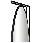 Зеркало овальное в металлической оправе в стиле лофт Urban Style Space варинант исполнения - 2 | Loft Concept в Ростове-на-Дону