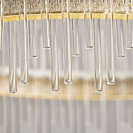 Люстра круглая с прозрачными стеклянными трубками 51 см Nembus варинант исполнения - 10 | Loft Concept в Ростове-на-Дону