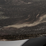 Стол журнальный овальный с столешницей из искусственного мрамора Alonso Gloss варинант исполнения - 3 | Loft Concept в Ростове-на-Дону