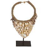 Этническое ожерелье с перламутровыми ракушками Mother of Pearl Shell Necklace варинант исполнения - 1 | Loft Concept в Ростове-на-Дону