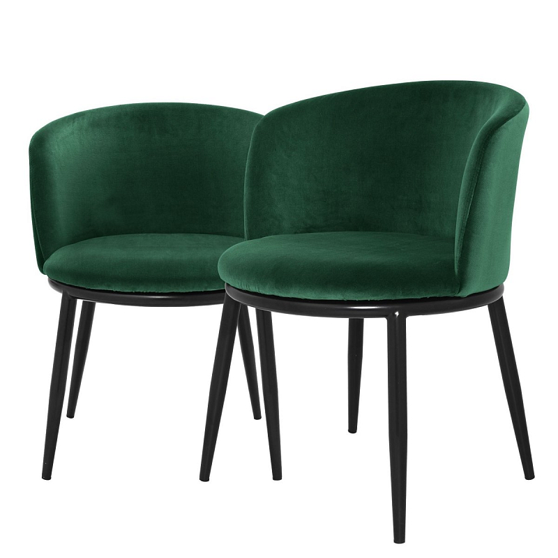     Eichholtz Dining Chair Filmore Set Of 2 Cameron green    -- | Loft Concept 