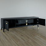 TV-тумба Дизайнерская Elsa Dreams Black варинант исполнения - 3 | Loft Concept в Ростове-на-Дону