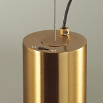 Подвесной светильник с цилиндрическим плафоном из алебастра PEARLS Suspension варинант исполнения - 5 | Loft Concept в Ростове-на-Дону