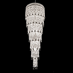 Люстра многоярусная каскадная с хрустальными подвесками Roul Crystal Light варинант исполнения - 1 | Loft Concept в Ростове-на-Дону