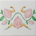 Плитка дизайнерская Сила в лимонах варинант исполнения - 2 | Loft Concept в Ростове-на-Дону