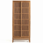 Шкаф из массива тика Okino Wood Cabinet варинант исполнения - 1 | Loft Concept в Ростове-на-Дону