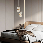 Подвесной светильник из хрусталя Fleuretta Crystal Gold Hanging Lamp варинант исполнения - 3 | Loft Concept в Ростове-на-Дону