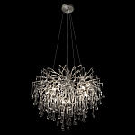 Люстра подвесная с прозрачными стеклянными подвесками в форме капель Диаметр 60 см Droplet Chandelier варинант исполнения - 13 | Loft Concept в Ростове-на-Дону