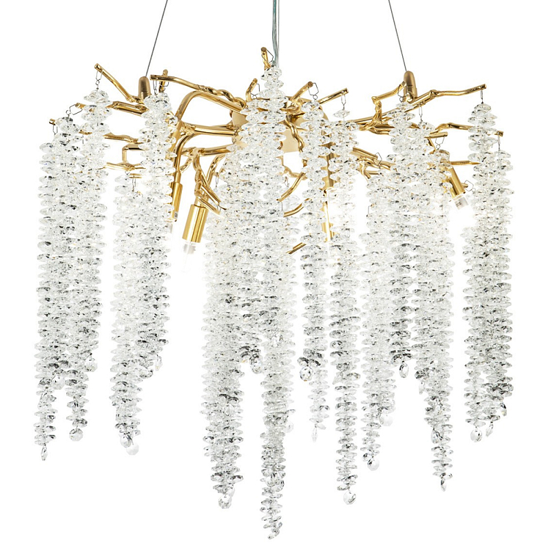         Fairytree Gold Crystal Chandelier 6     -- | Loft Concept 