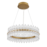 Люстра круглая с декоративными элементами в виде лепестков Round Light Flashing варинант исполнения - 4 | Loft Concept в Ростове-на-Дону