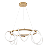 Люстра подвесная кольцевая и изогнутыми светодиодными трубками Luke Lampco Tracer Lamp варинант исполнения - 1 | Loft Concept в Ростове-на-Дону