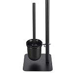 Держатель для туалетной бумаги с подвесным ершиком Black Bathroom Accessory варинант исполнения - 4 | Loft Concept в Ростове-на-Дону