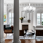 Подвесной светильник с белым фигурным абажуром и мягкими волнистыми краями Cloud Motion  варинант исполнения - 19 | Loft Concept в Ростове-на-Дону