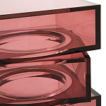 Стол журнальный в форме кубов Acrylic Furniture Lumina Crimson Clarity варинант исполнения - 3 | Loft Concept в Ростове-на-Дону