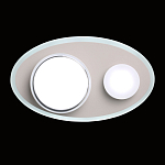 Бра овальной формы белого цвета с 2-мя лампами Lunar Pebbles варинант исполнения - 3 | Loft Concept в Ростове-на-Дону