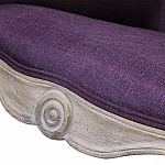 Кресло низкое в стиле прованс Louis French Armchair purple flax варинант исполнения - 4 | Loft Concept в Ростове-на-Дону