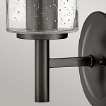 Бра с плафоном в форме цилиндра из прозрачного стекла с пузырьками Hinkley варинант исполнения - 9 | Loft Concept в Ростове-на-Дону