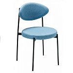 Стул металлический с мягкой спинкой и сиденьем Alfie Chair варинант исполнения - 5 | Loft Concept в Ростове-на-Дону