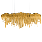 Люстра подвесная с металлическими дугами и длинными цепочками 115 см Atlantis Chain варинант исполнения - 8 | Loft Concept в Ростове-на-Дону