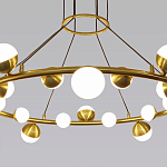 Люстра подвесная светодиодная с плафонами в форме шара Italian Globe Cedar Moss Light варинант исполнения - 2 | Loft Concept в Ростове-на-Дону