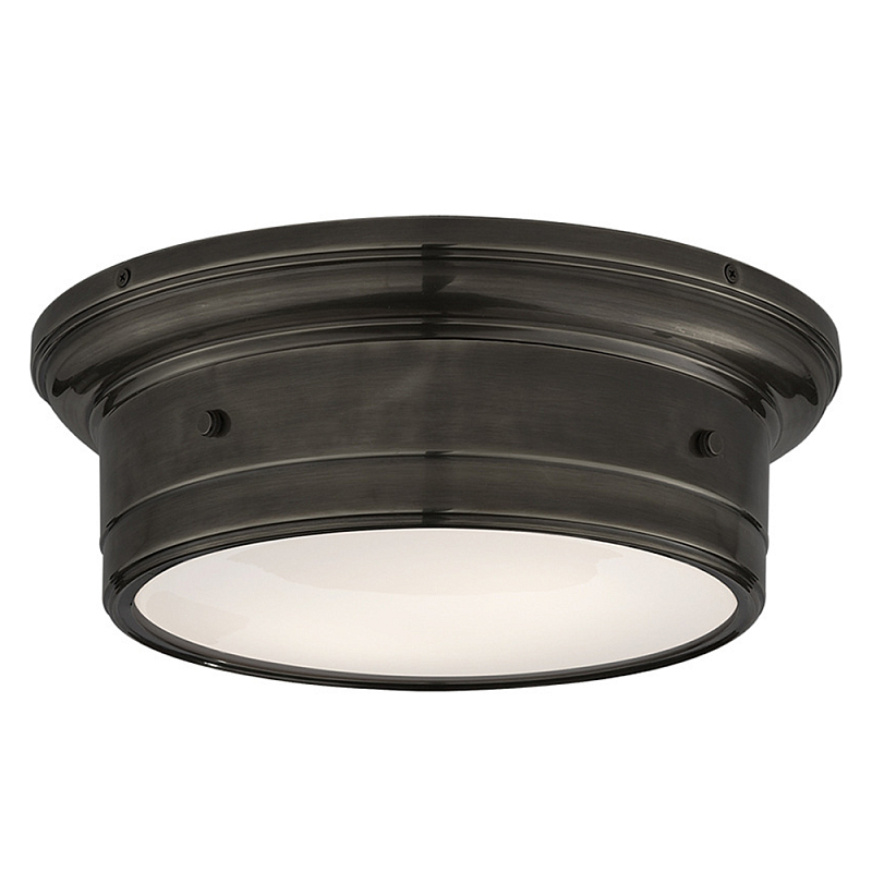 Потолочный светильник круглый черного цвета Modern Simple Ceiling Light Черный Белый в Ростове-на-Дону | Loft Concept 