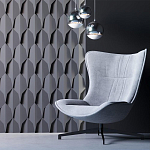 Гипсовая 3D Панель DRAGON SCALE - D варинант исполнения - 2 | Loft Concept в Ростове-на-Дону