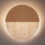 Бра круглое натуральная пробка с бахромой Natural Cork варинант исполнения - 4 | Loft Concept в Ростове-на-Дону