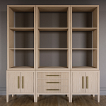 Модульный стеллаж Primo из трех составных элементов Светлый дуб варинант исполнения - 2 | Loft Concept в Ростове-на-Дону