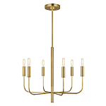 Люстра с 6-ю лампами на тонких изогнутых рожках в современном стиле Feiss варинант исполнения - 2 | Loft Concept в Ростове-на-Дону