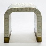 Приставной столик BONE INLAY SIDE TABLE-Cream варинант исполнения - 1 | Loft Concept в Ростове-на-Дону