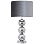 Настольная лампа с основанием в виде металлических сфер Balance Table Lamp Chrome варинант исполнения - 1 | Loft Concept в Ростове-на-Дону