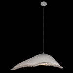 Подвесной светильник с асимметричным волнообразным абажуром и фактурной бахромой по краю Tactile Line варинант исполнения - 9 | Loft Concept в Ростове-на-Дону