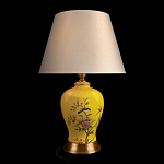 Настольная лампа желтая с изображением птиц Slip Away варинант исполнения - 2 | Loft Concept в Ростове-на-Дону