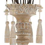 Люстра с состаренными резными элементами Big Graceful Profile варинант исполнения - 3 | Loft Concept в Ростове-на-Дону