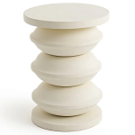 Фигурный приставной столик кремового цвета  AMORPHOUS варинант исполнения - 1 | Loft Concept в Ростове-на-Дону