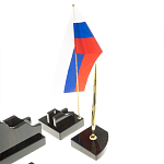 Настольный письменный набор из чёрного обсидиана с декором в виде льва Golden Lion варинант исполнения - 4 | Loft Concept в Ростове-на-Дону