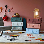 Металлический сундук Metal Chest White варинант исполнения - 5 | Loft Concept в Ростове-на-Дону