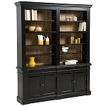 Витрина из массива сосны Sterling Showcase Black варинант исполнения - 1 | Loft Concept в Ростове-на-Дону