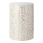 Столик с инкрустацией с перламутровым узором Jean Cream варинант исполнения - 1 | Loft Concept в Ростове-на-Дону