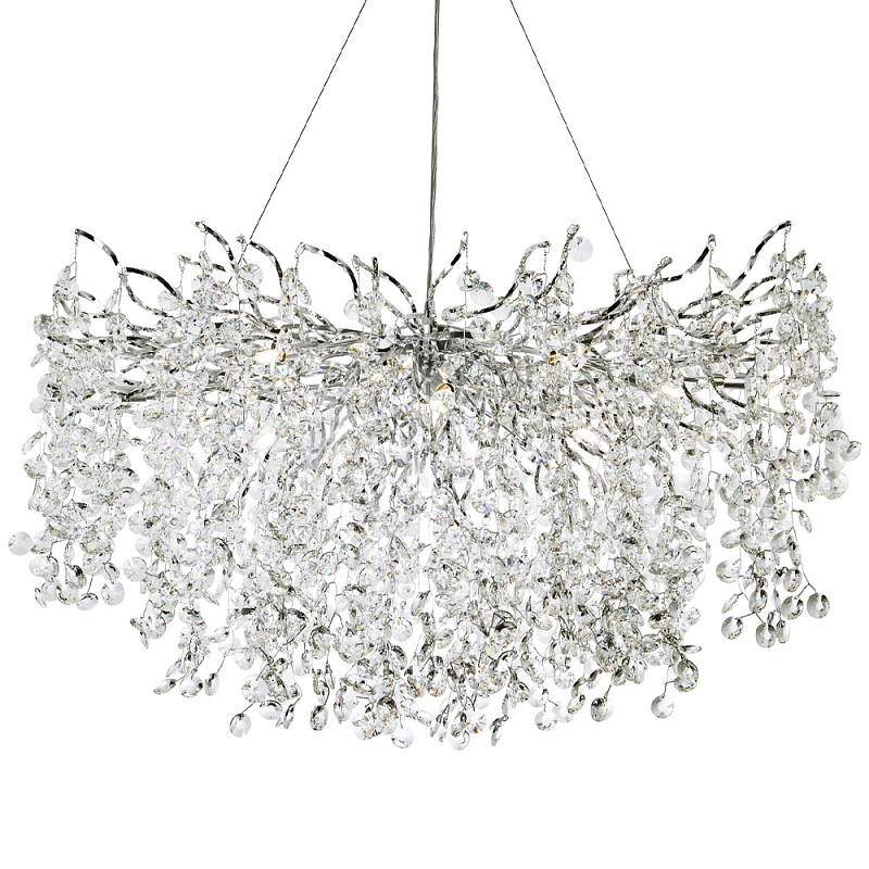        Fairytree Light Silver Chandelier 18     -- | Loft Concept 