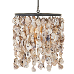 Люстра овальная с подвесками из устричных раковин Sea Ravens варинант исполнения - 2 | Loft Concept в Ростове-на-Дону