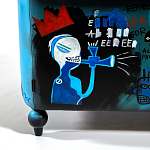 Кресло "Баския и Уорхол" Basquiat Warhol graffiti chair натуральная кожа варинант исполнения - 9 | Loft Concept в Ростове-на-Дону