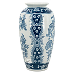 Ваза с синим цветочным орнаментом Blue & White Ornament  варинант исполнения - 2 | Loft Concept в Ростове-на-Дону